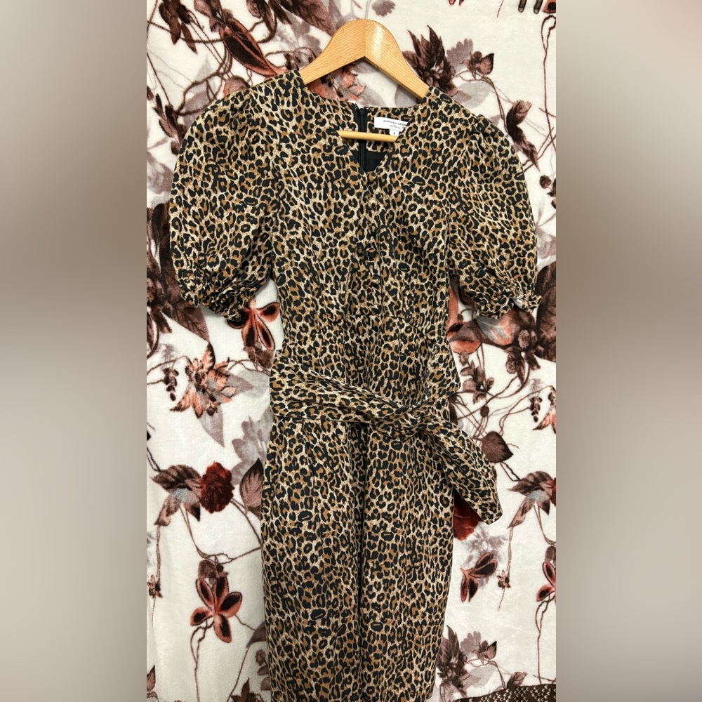 Marissa Webb Leopard Print Short Dress